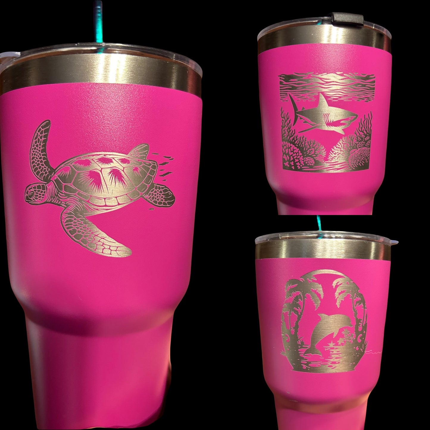 Custom Laser Engraved Tumblers 30oz