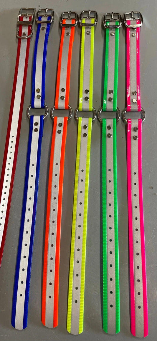1" O-Ring Reflective Hunting Dog Collar