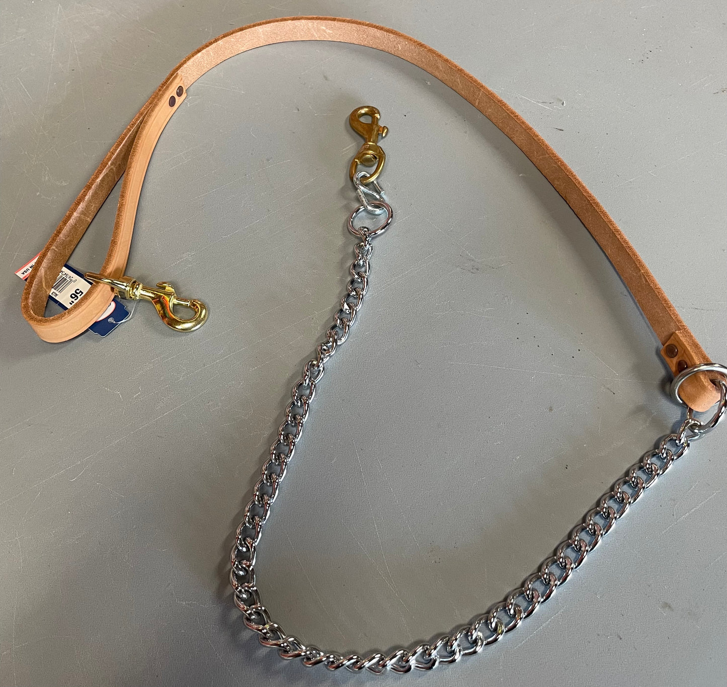 Leather Tree Lead w/ Chain