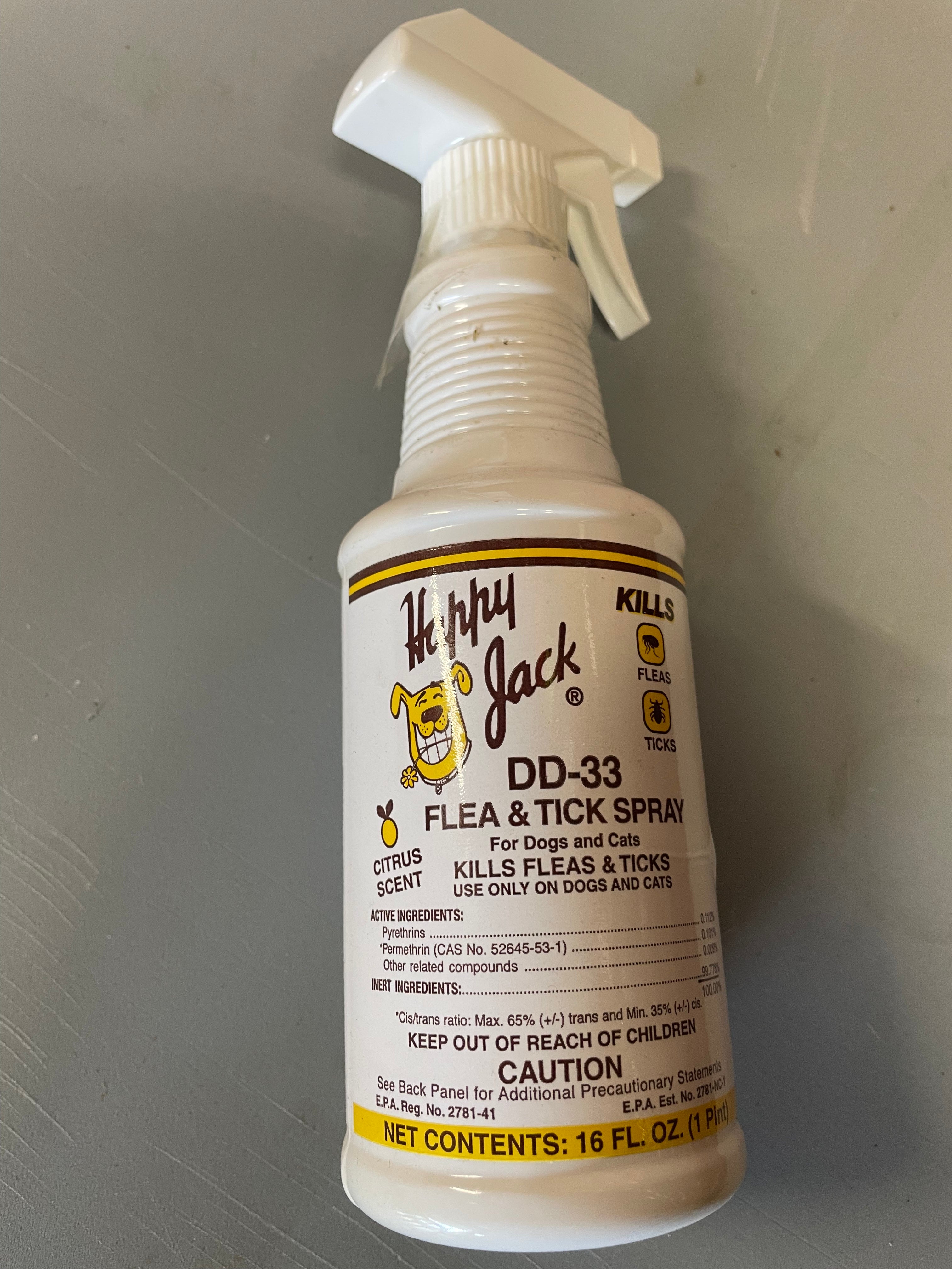 Happy jack flea hot sale and tick spray